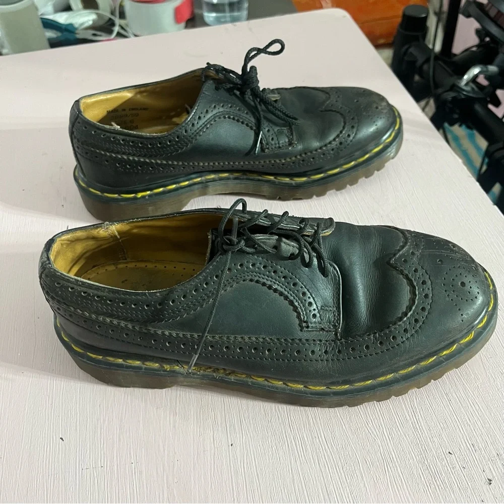 Dr. Martens 3989 Brogue Casual Loafers Original Leather made in England Men’s